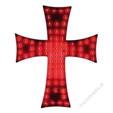 Svetelný kríž červený