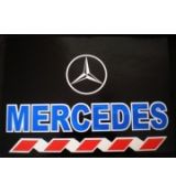 Sada- zásterka zadná s nápisom Mercedes