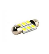 LED autožiarovka sufitka 36mm 6x SMD 24V 2ks