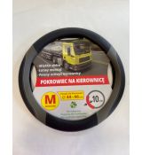 Poťah volantu TRUCK sivo-čierny