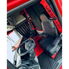 SCANIA S od 2017 rovná podlaha "HONEYCOMB" s výšivkou
